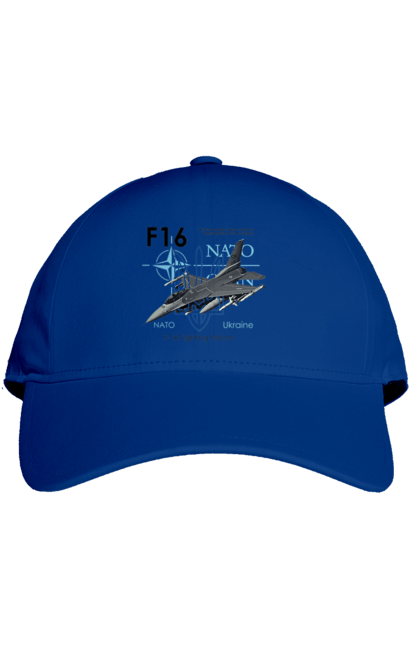 Cap with prints F16. F16, howitzer, nasams, suzanne, zaluzhny, zuzana. 2070702