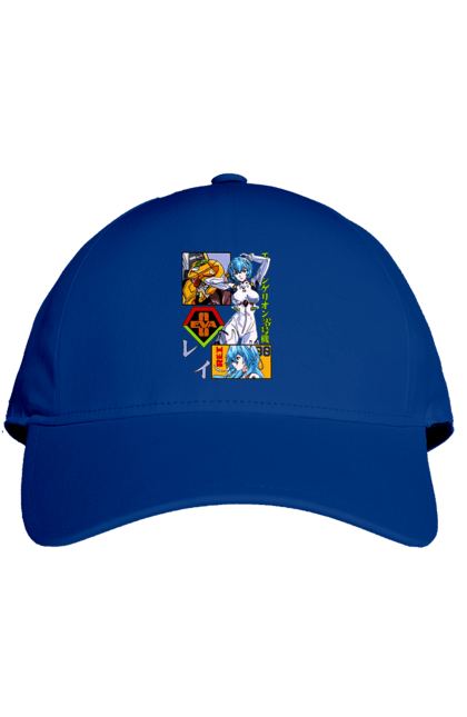 Cap with prints Evangelion Rei. Anime, evangelion, eve, kaoru, manga, rei ayanami, shinji. 2070702