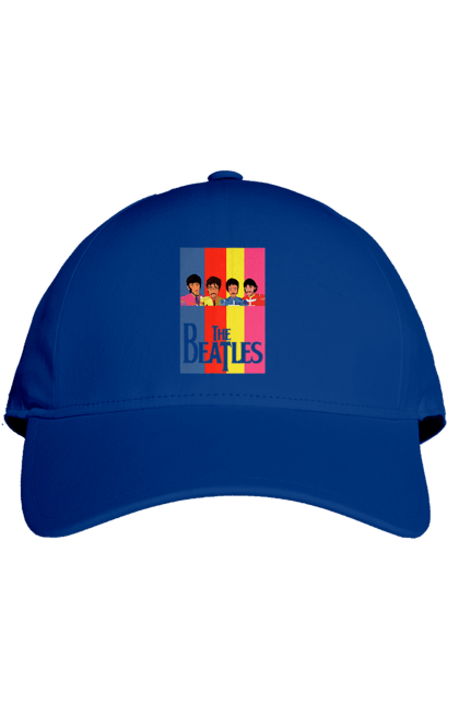 Cap with prints The Beatles. Beatles, george harrison, john lennon, liverpool four, music, paul mccartney, ringo starr. 2070702