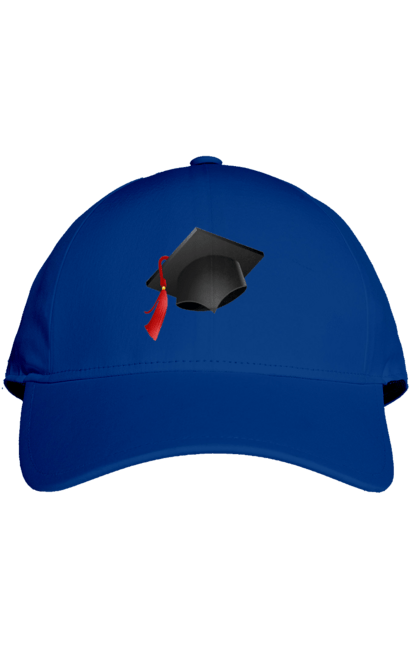 Кепка з принтом "Капелюх студента 2". День студента, капелюх, капелюх студента, студент, чорний капелюх. futbolka.stylus.ua
