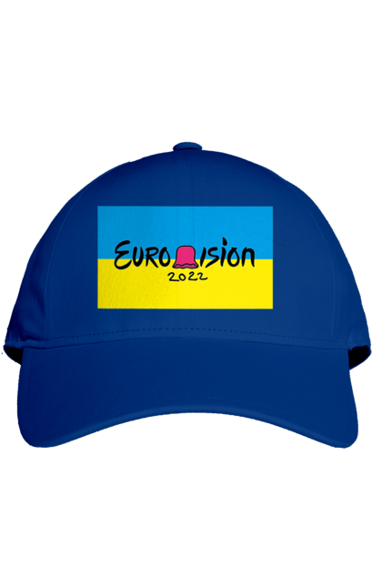 Кепка з принтом "Євробачення за KALUSH Orchestra". Kalush orchestra, stefania, азов, врятувати азовсталь, врятувати захисників азовсталі, євробачення, звільнити, маріуполь, наші захисники, перемога, свобода. 2070702