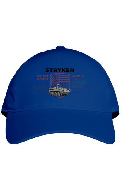 Кепка с принтом Stryker. F16, nasams, stryker, zuzana, гаубица, два герба, залужный, сюзанно. 2070702