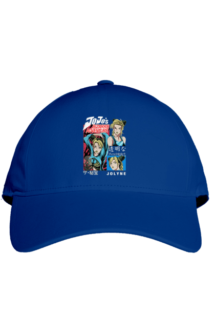 Cap with prints JOJO Jolyne Cujoh. Anime, jojo, jojo`s bizarre adventure, jojo’s bizarre adventure, jolyne cujoh, manga. 2070702