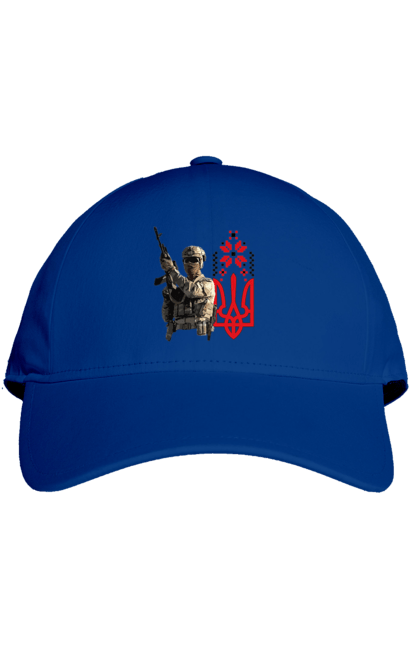 Кепка з принтом "Гвардія наступу". F 16, himars, leopard, patriot, гвардія наступу, контрнаступ, літо 2023, літо контрнаступ, перемога. 2070702