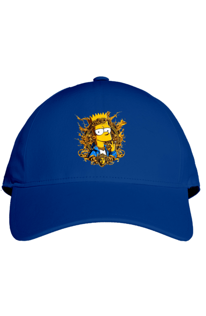 Cap with prints Bart Simpson Versace. Bart, cartoon, serial, simpson, versace. 2070702