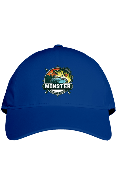 Кепка з принтом "Рибальський клуб". Відпочинок, рибак, рибальський клуб, хоббі. 2070702