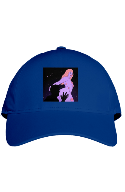 Cap with prints Purple Girl. Body, girl. 2070702