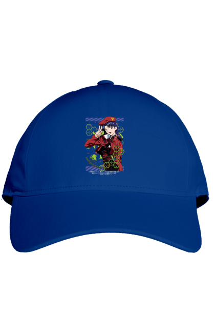 Cap with prints Evangelion Misato. Angel, anime, eva 01, evangelion, eve, manga, misato, misato katsuragi, neon genesis evangelion. 2070702