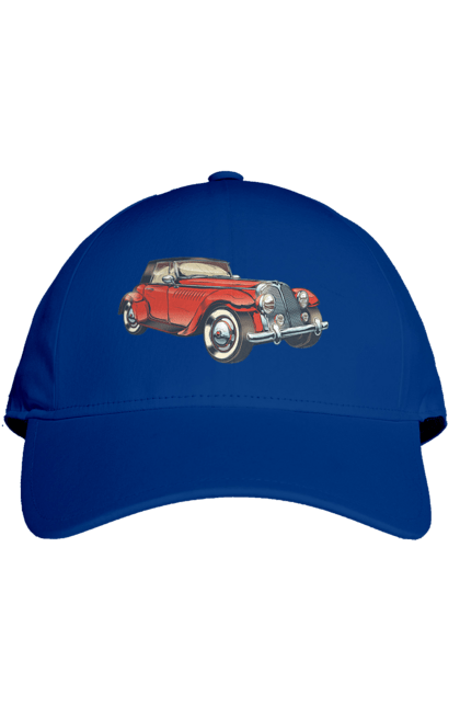 Кепка з принтом "Автомобіль Раритет". Авто, автомобіль, ретро. 2070702