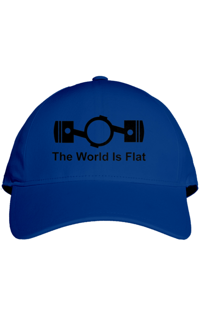 Кепка з принтом "World Flat". Авто, деталь. 2070702