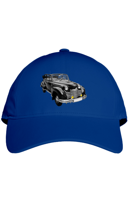 Кепка з принтом "Авто.5". Авто, професійне фото, ретро авто, фото, чорний колір. 2070702