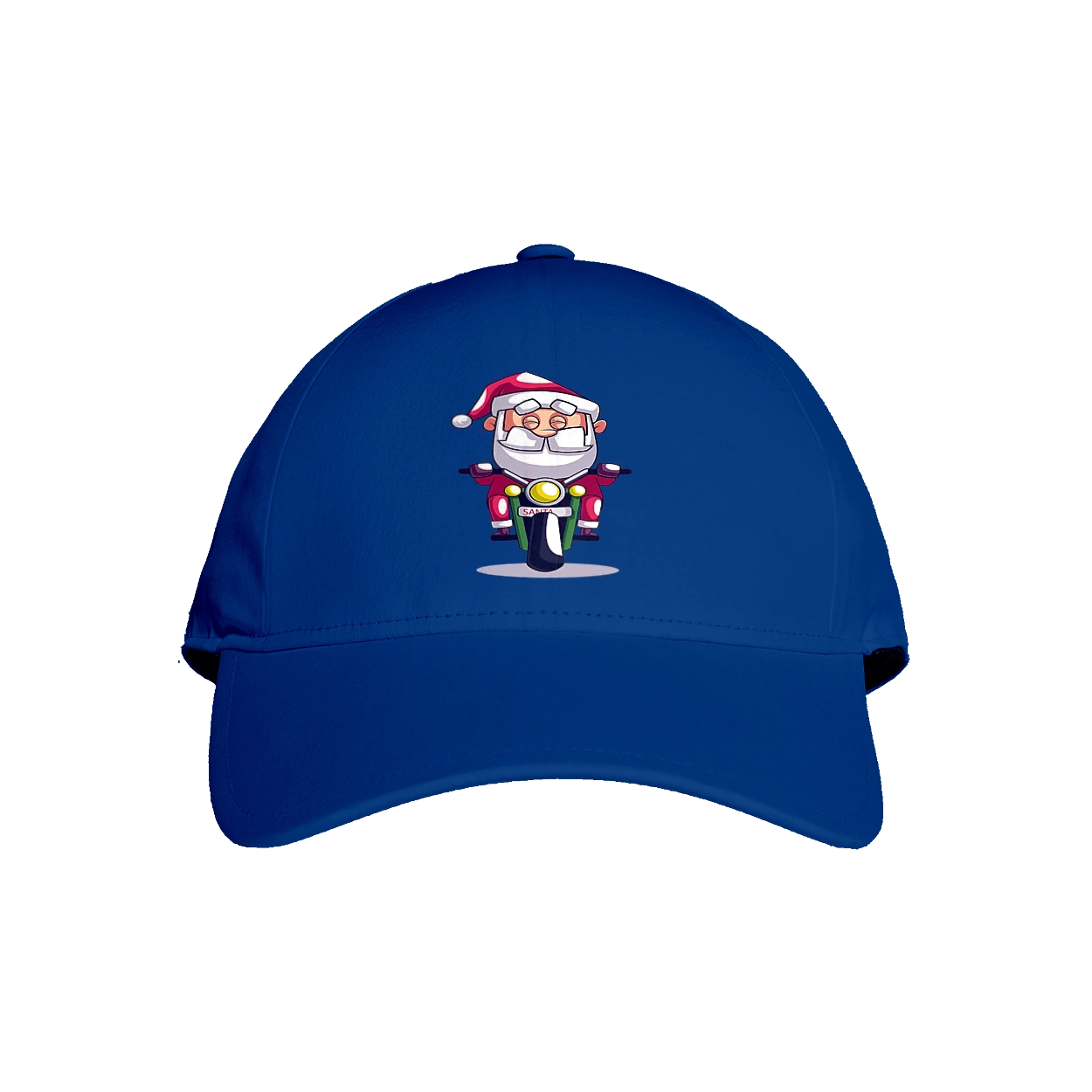 Щасливий Санта на мотоциклі