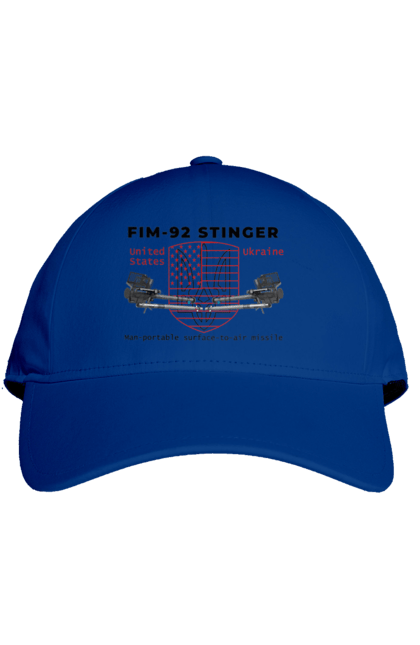 Кепка з принтом "Stinger". F16, nasams, stinger, zuzana, гаубиця, два герби, залужний, сюзанна. 2070702