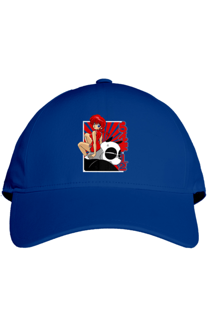 Cap with prints Ranma 1/2. Action movie, anime, comedy, manga, mystic, ranma, romance, shampoo. 2070702