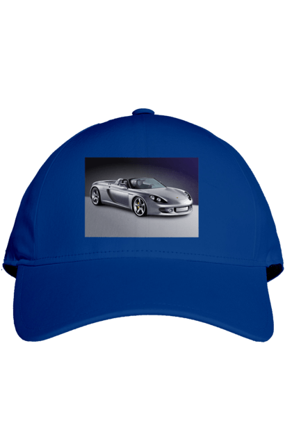Cap with prints Auto.2. Auto, color image, compartment, photo, sports car. 2070702