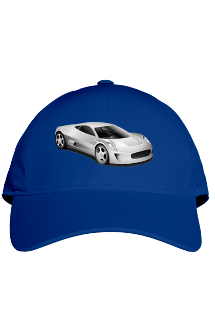 Cap with prints Auto.1. Auto, graphics, photo, sports car. 2070702
