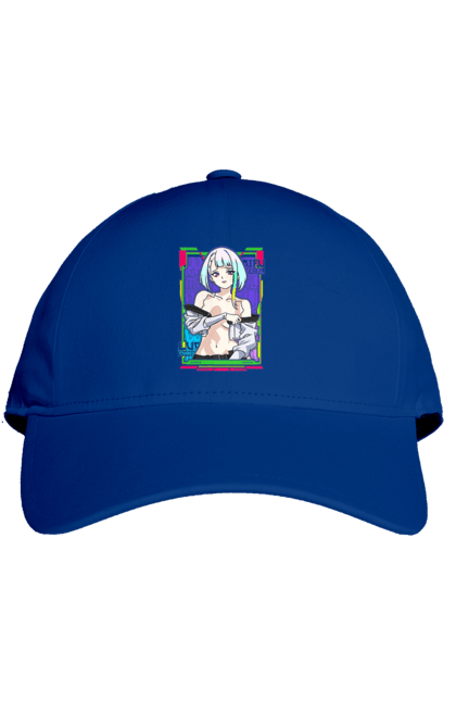 Cap with prints Cyberpunk: Edgerunners Lucy. Anime, cd project, cyberpunk, edgerunners, game, lucy, netflix, video game. 2070702