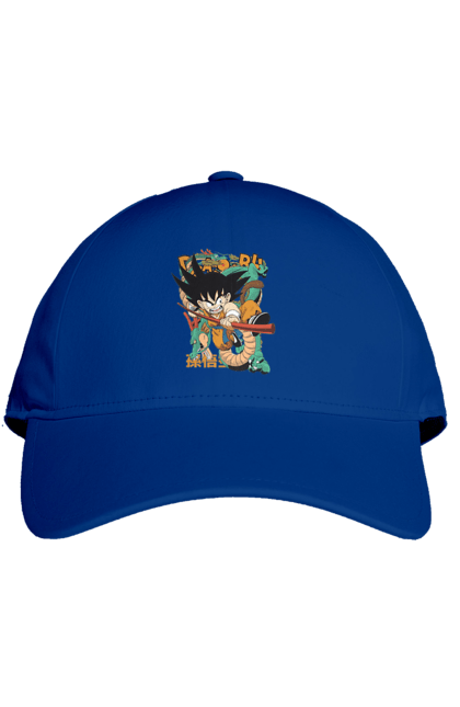 Кепка з принтом "Перли дракона Сон Гоку". Dragon ball, manga, son goku, аніме, гоку, манга, перли дракона, сон гоку. 2070702