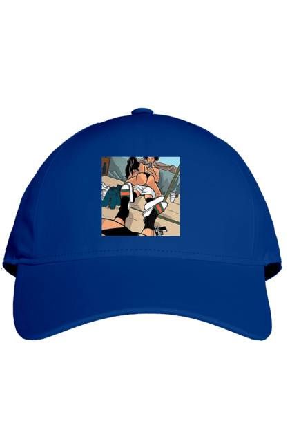 Кепка з принтом "Голе Селфі У Дзеркалі". Жопа, зверху, селфі. 2070702