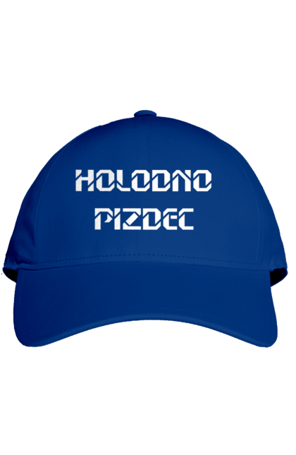 Кепка з принтом "Холодно". Гумор, з прикольним написом, зима, мем, погода, смішна, холодно. 2070702