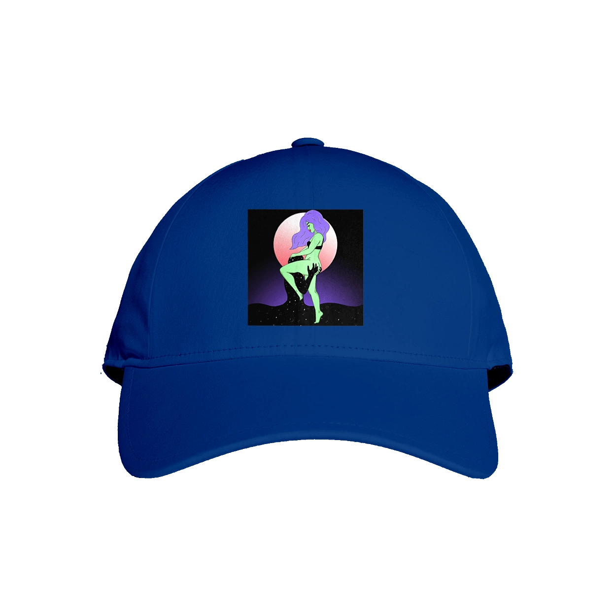 Зеленая Девушка И Луна