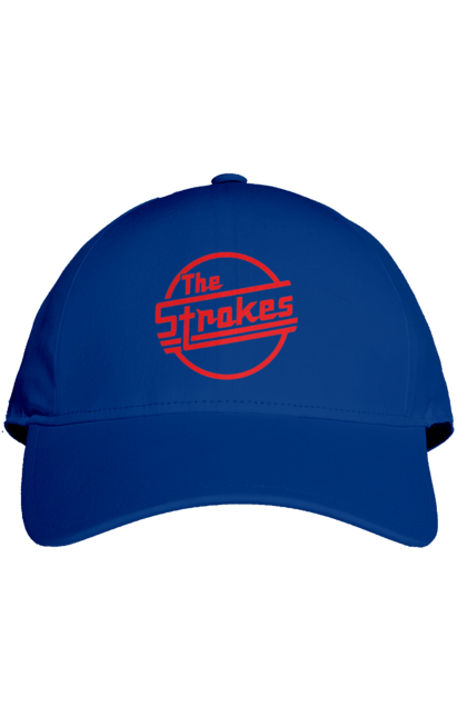 Кепка с принтом The Strokes. Strokes, альтернативный рок, гаражный рок, группа, инди, инди-рок, музыка, постпанк-ривайвл, рок. 2070702