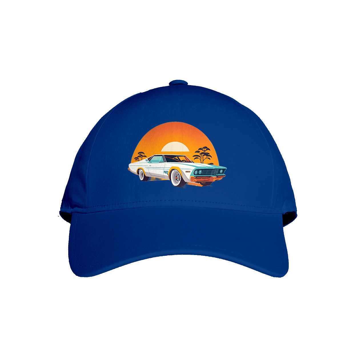 Beautiful car at sunset