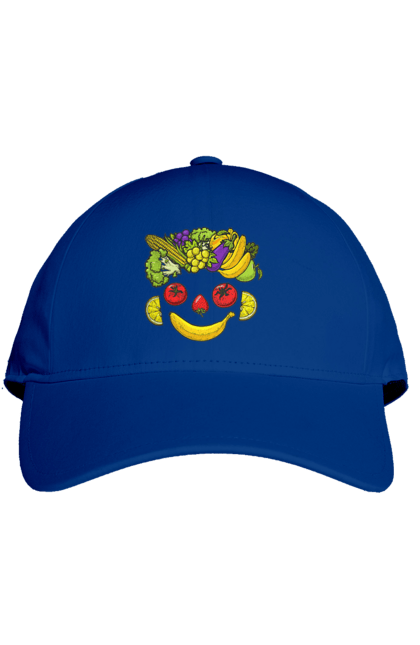 Cap with prints Hls Smile. Healthy, smile, vegetable. 2070702