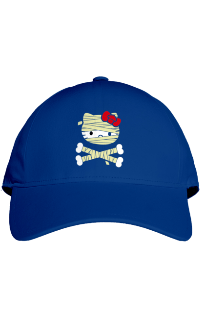 Cap with prints Hello Kitty Halloween. Brand, cat, character, halloween, halloween, hello kitty, kitten, kitty, mummy. 2070702