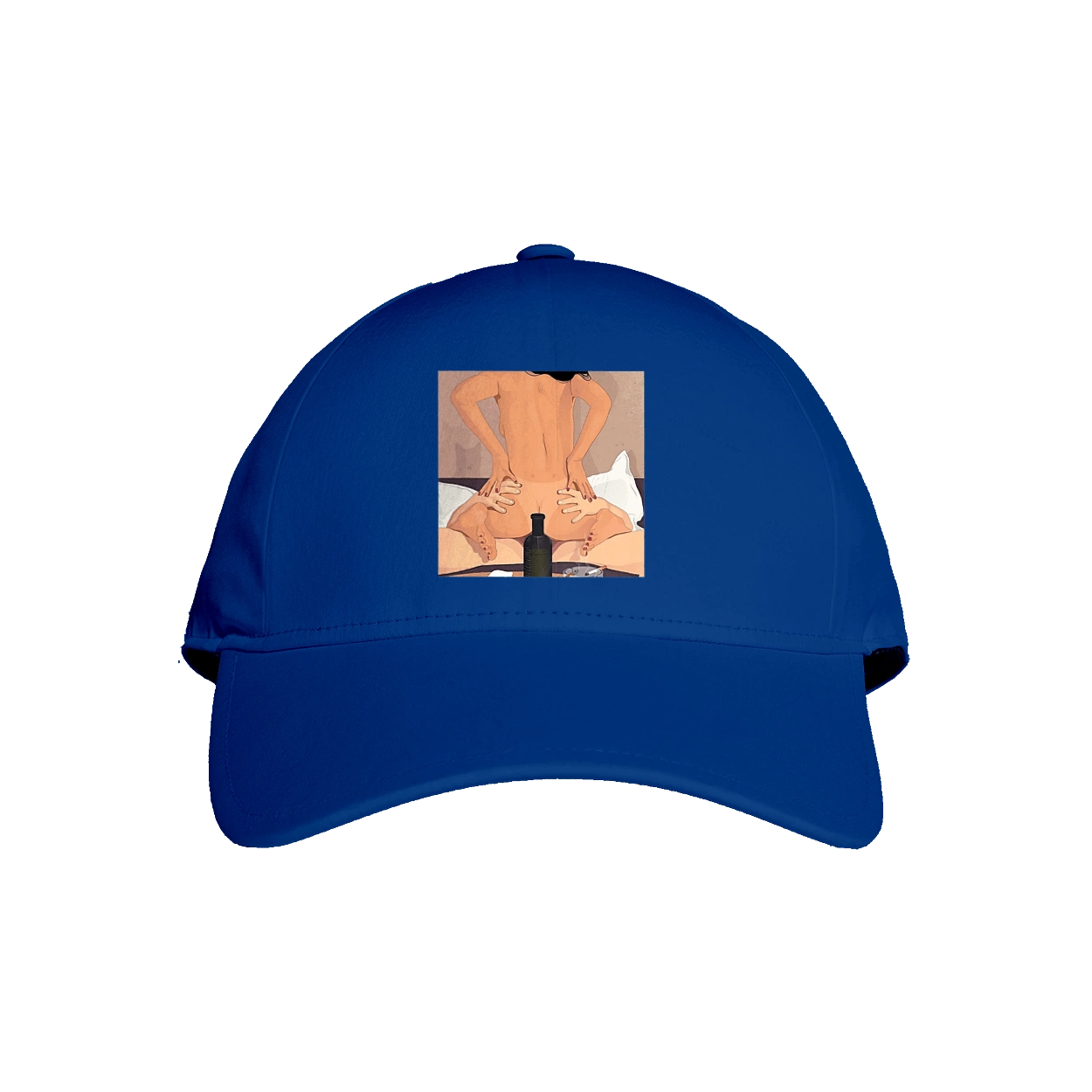 Naked Girl, Bottle And Cigarettes