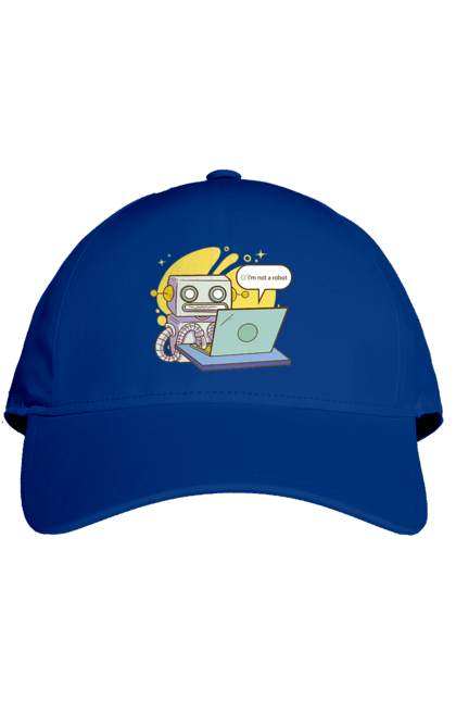 Кепка з принтом "Я не робот Хакер зрозуміє 404 до дня програміста". 404, aws, backend, c++, cloud, css, frontend, golang, java, js, linux, python, script, web, ай ті, айті, айтішник, верстка, дата, код, компьютер, лаптоп, облако, ошибка, програміст, программа, программист, програмування, робот, хакер, язык. 2070702