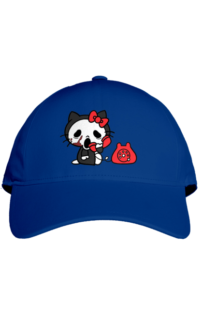 Cap with prints Hello Kitty Halloween. Brand, cat, character, halloween, hello kitty, kitten. 2070702