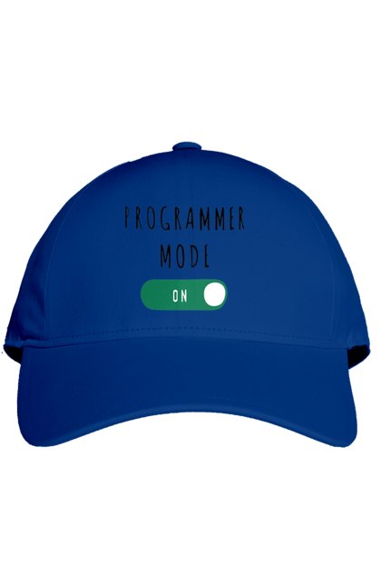 Кепка з принтом "Режим програміста". Айті, айтішник, для айтішника, для програміста, подарунок айтішнику, подарунок програмісту, програміст, режим програміста, розробник. 2070702