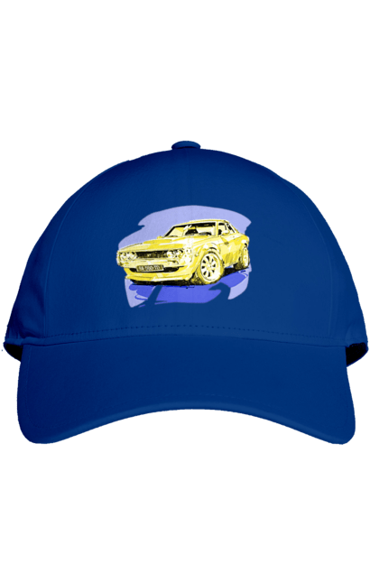 Кепка з принтом "Український спорткар". Додж челенджер, машина, машини арт, потужність, спортивне авто, спорткар, українське авто, швидкість. 2070702