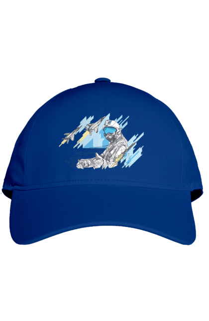 Кепка з принтом "Слава збройним силам України". День захисника, день захистиць, марка, подяка, слава зсу, укрпошта. 2070702