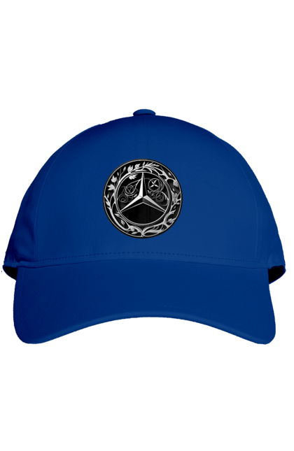 Cap with prints Mercedes Benz Logo Art. Avto, cars, mercedes, mercedes-benz, mercedes-benz logo. 2070702