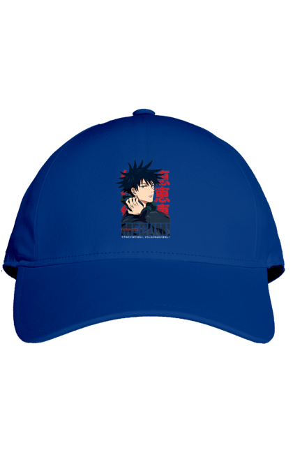 Cap with prints Jujutsu Kaisen Megumi. Anime, dark fantasy, fushiguro, fushiguro megumi, jujutsu kaisen, magic battle, manga, megumi, mystic. 2070702