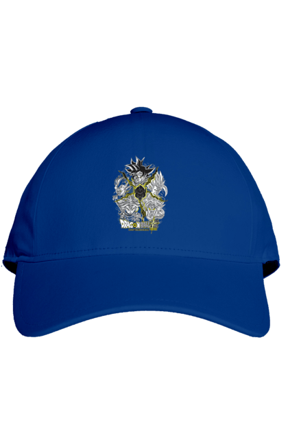 Cap with prints Dragon Ball. Anime, dragon ball, goku, manga, tv series, vegeta. 2070702