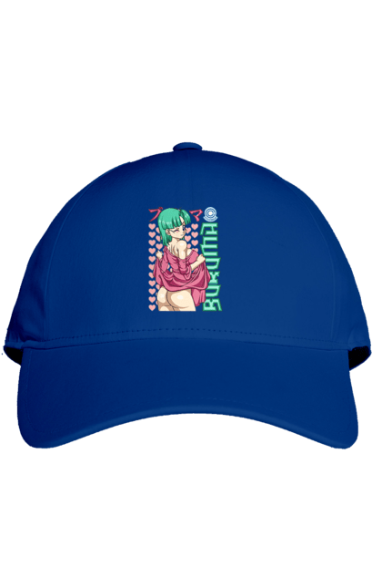 Cap with prints Dragon Ball Bulma. Anime, bulma, dragon ball, goku, manga, tv series, vegeta. 2070702