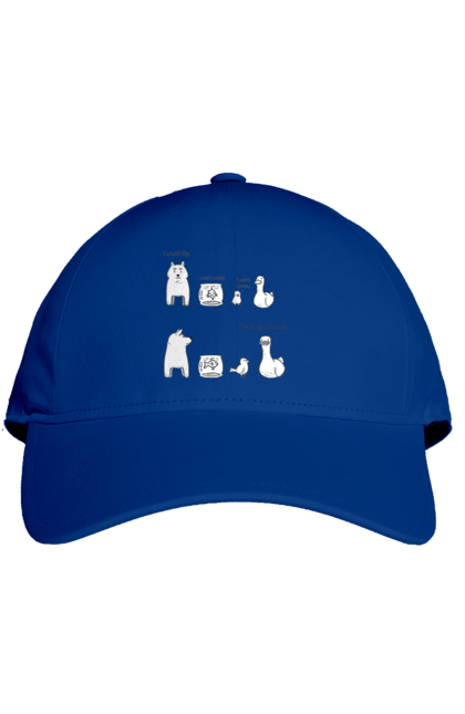 Кепка з принтом "Full Stack Developer". Айті, айтішник, бекенд, гумор, код, кодити, програміст, програмування, фронтенд, фулстек. 2070702