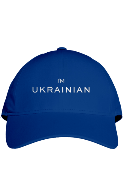 Кепка з принтом "Я українець". Дитяча, жіноча, мода, печатка, подарунок, стиль, футболка, чоловіча. futbolka.stylus.ua