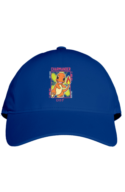 Cap with prints Pokemon Charmander. Anime, charmander, games, nintendo, pokemon, pokemon go. 2070702