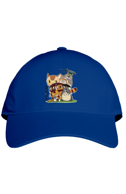 Cap with prints Totoro. Adventures, anime, comedy drama, fantasy, film, my neighbor totoro, tv series. 2070702