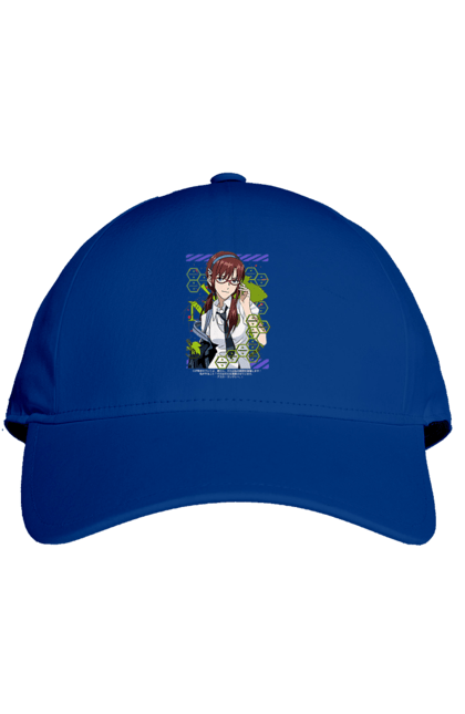 Cap with prints Evangelion Mari. Angel, anime, eva 02, eva 05, evangelion, manga, mari, mari makinami illustrious, neon genesis evangelion. 2070702