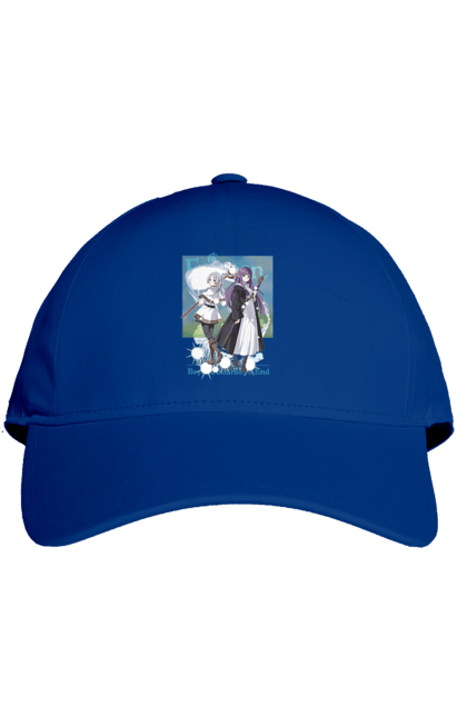 Cap with prints Frieren: Beyond Journey's End. Anime, elf, fern, frieren, heroine, magician, manga. 2070702