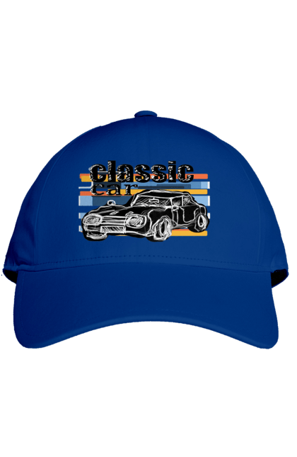 Кепка з принтом "Принт Класичний Автомобіль". Автомобіль, класичний, ретро авто, старовинний автомобіль. 2070702