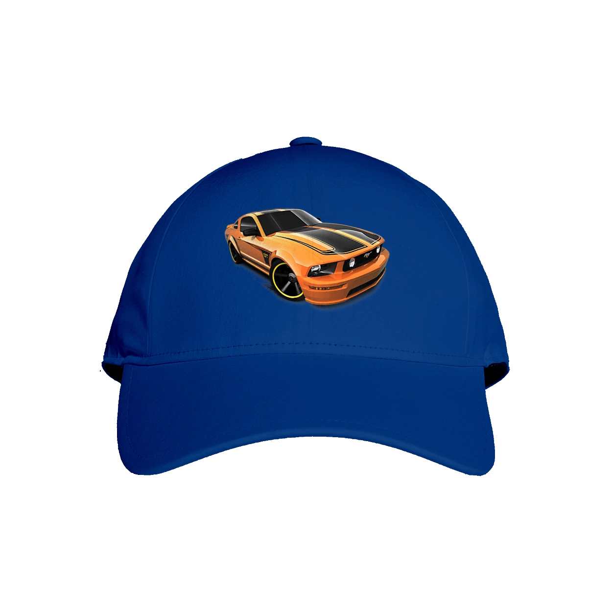 Orange, high speed car