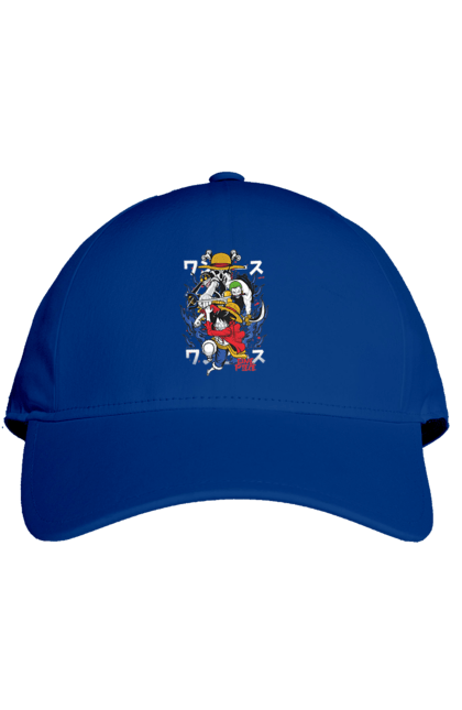 Cap with prints One Piece Luffy. Anime, luffy, manga, monkey de luffy, one piece, pirates. 2070702