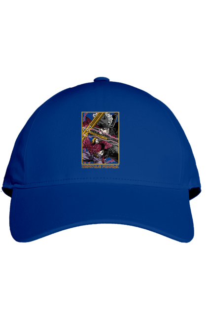 Cap with prints One Piece Dracule Mihawk. Anime, dracule mihawk, manga, mihawk, one piece, straw hat pirates. 2070702