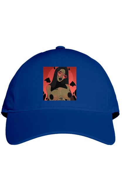 Кепка з принтом "Диявол З Цицьками". Гола, диявол, сиськи. 2070702